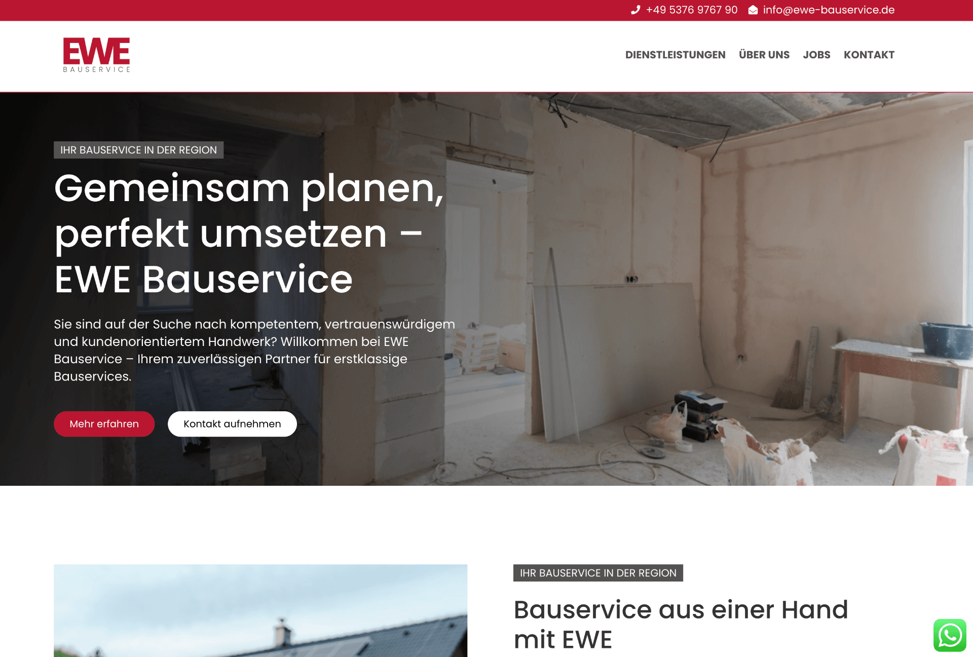 Capture d'écran du site